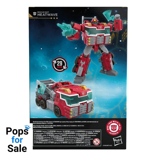 Transformers Age of the Primes Voyager Class Action Figure Rescue Bot Heatwave 18 cm