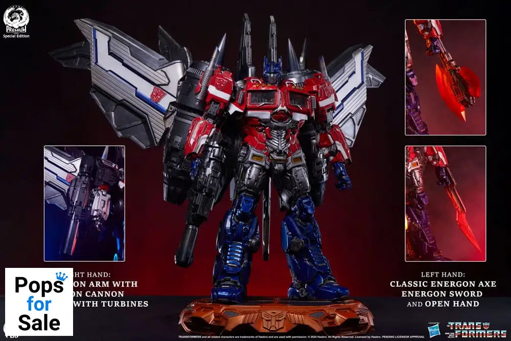 Transformers Museum Scale Statue Optimus Prime Jet Convoy Edition 87 cm Statues