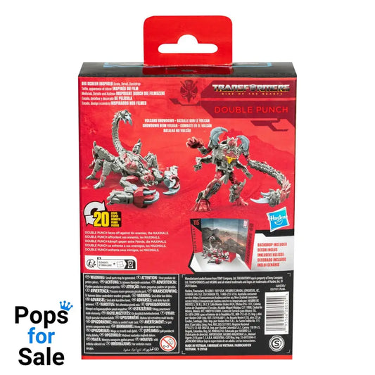 Transformers: Rise of the Beasts Generations Studio Series Deluxe Class Action Figure Double Punch 11 cm