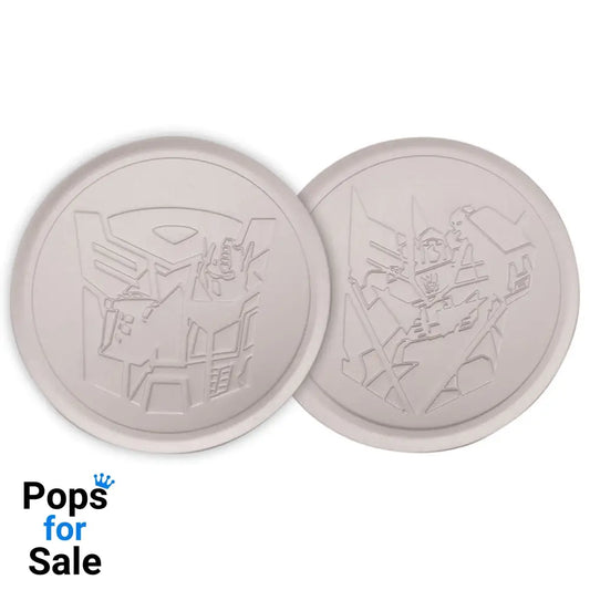Transformers Set of 4 Embossed Metal Coasters Coasters