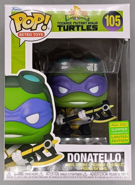 105 Donatello - Teenage Mutant Ninja Turtles TMNT 2022 Con Funko POP