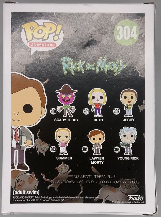 304 Lawyer Morty - Rick and Morty - Damaged Box Funko POP