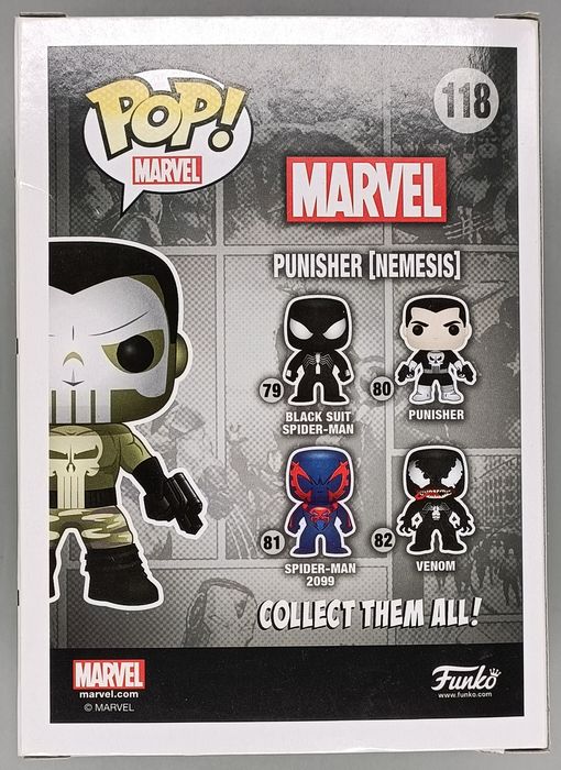 #118 Punisher (Nemesis) - Marvel Funko POP