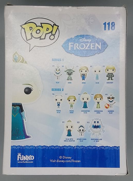 #118 Coronation Elsa - Disney Frozen - BOX DAMAGE