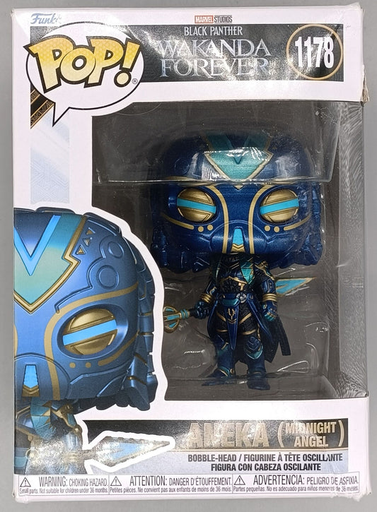 1178 Aneka (Midnight Angel) Marvel Wakander Forever Funko POP - Box Damaged
