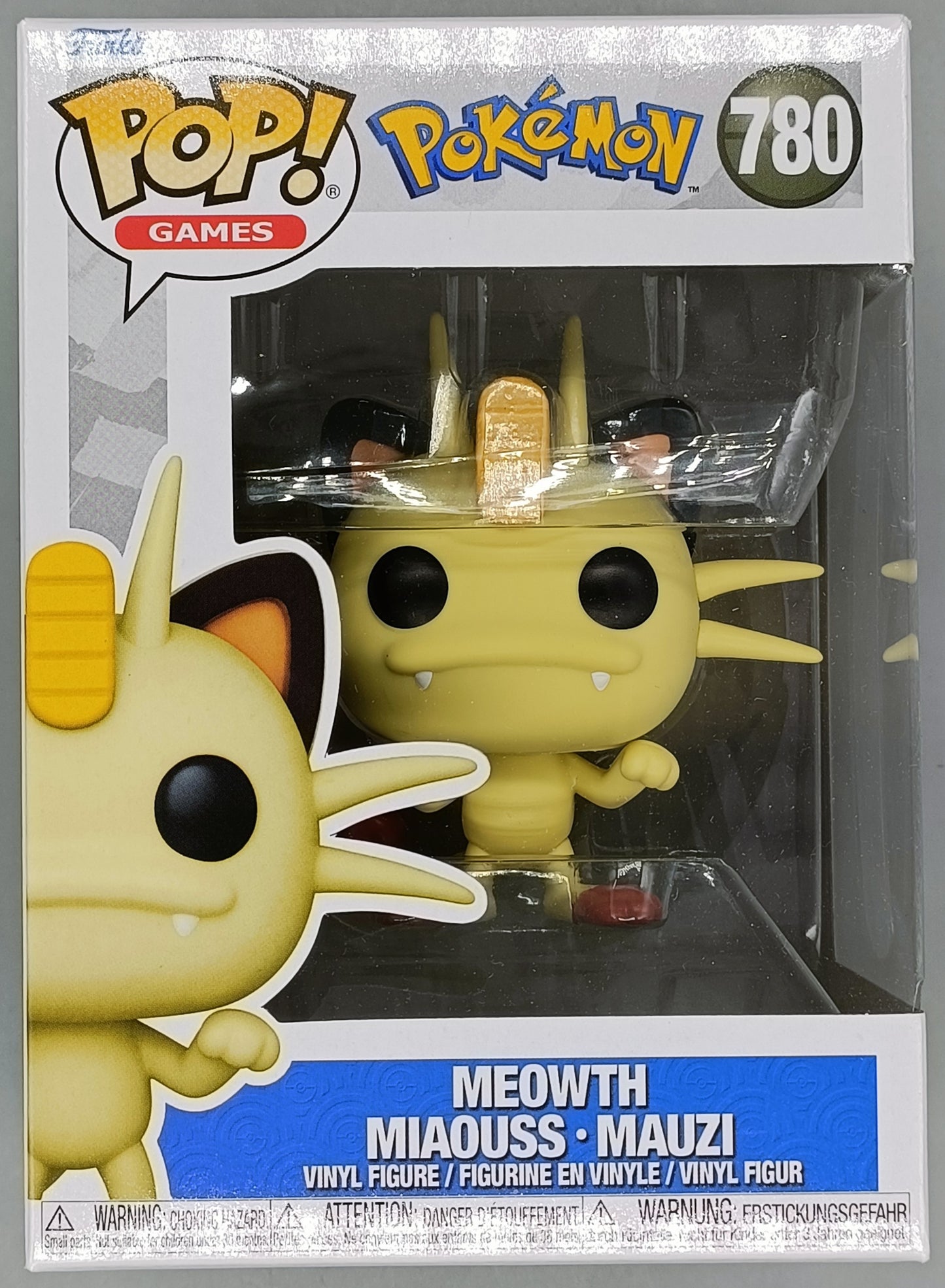 #780 Meowth - Pokemon - Brand New Funko POP in Protector