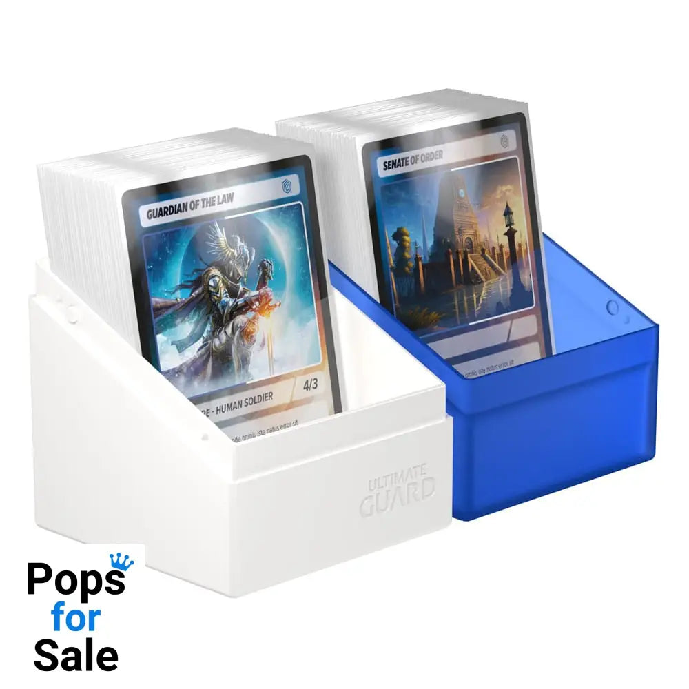 Ultimate Guard Boulder 100+ Synergy - Blue/White Card Boxes