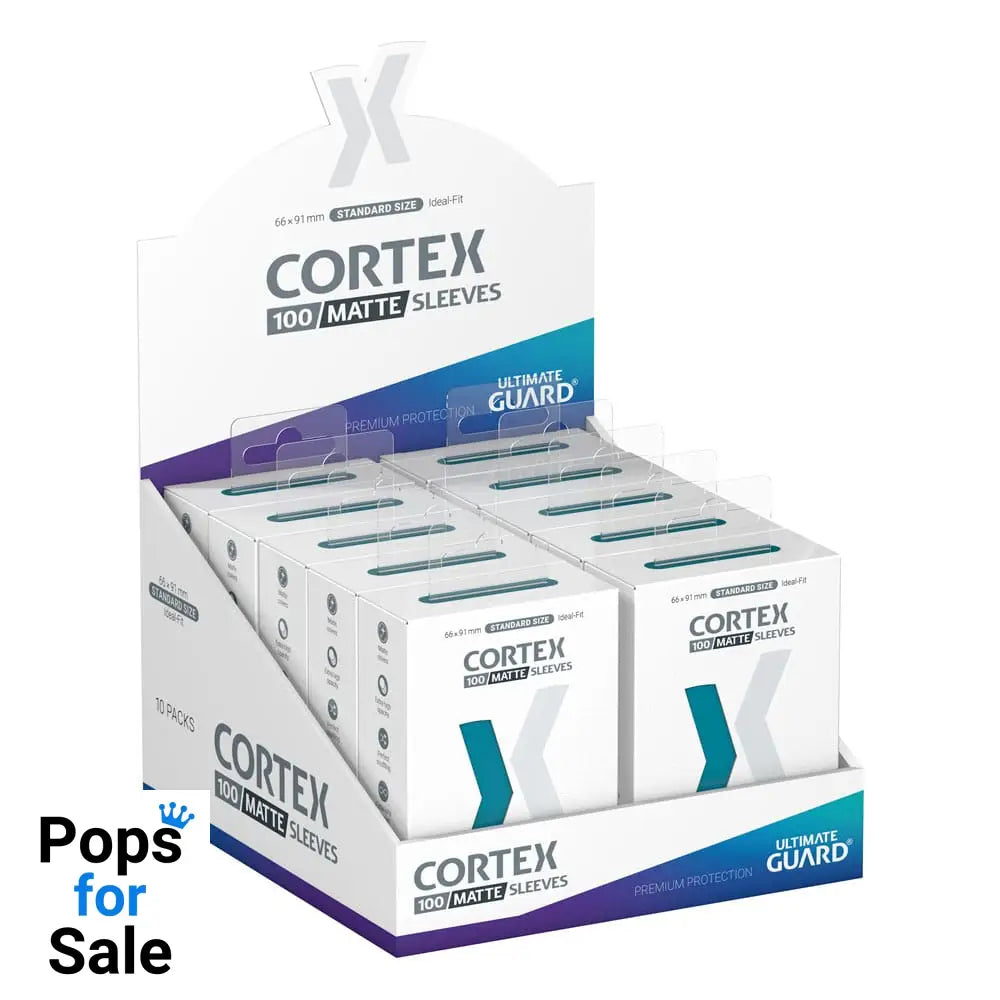 Ultimate Guard Cortex Sleeves Matte Standard Size (100) - Petrol Card Sleeves (Standard Size)