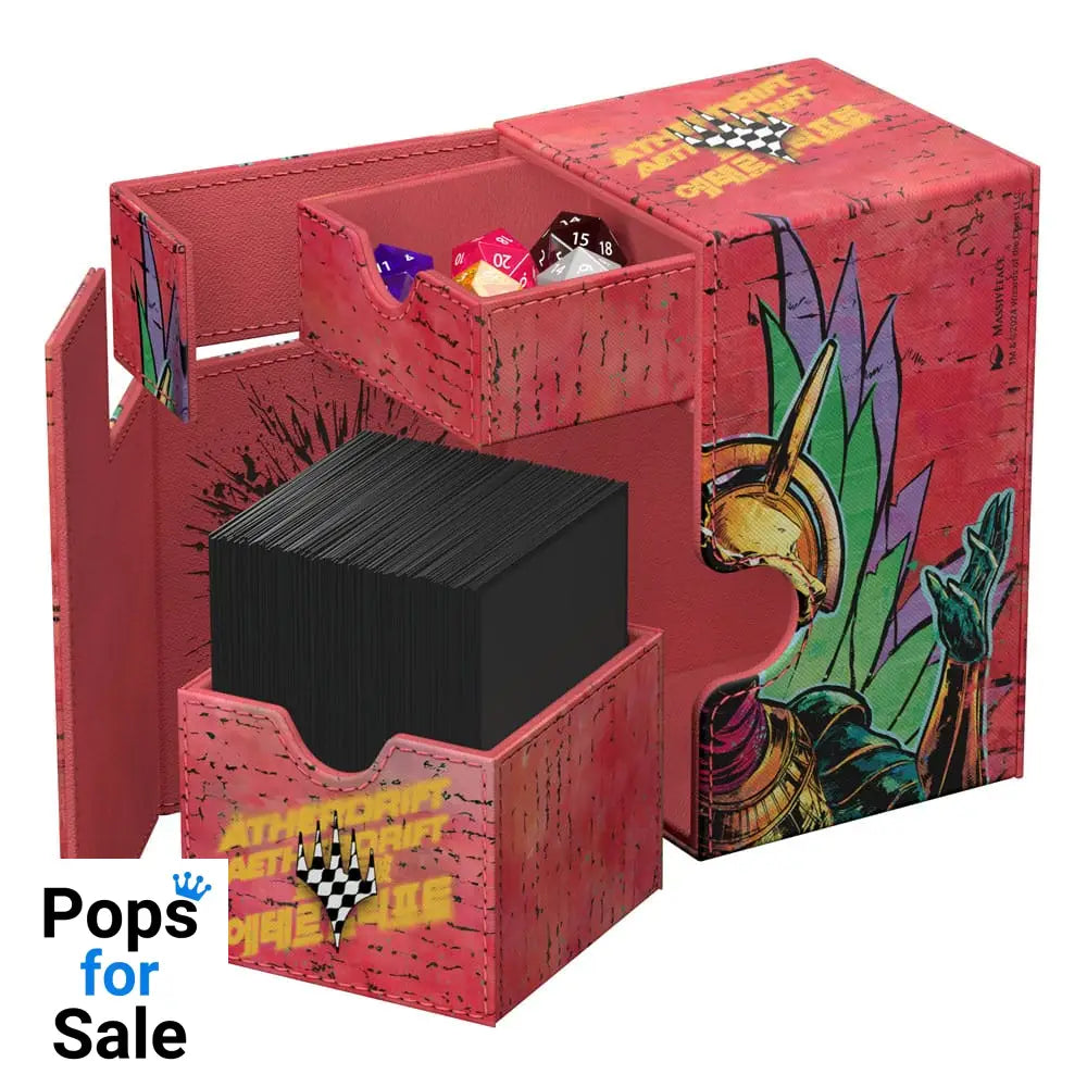 Ultimate Guard Flip’n’Tray 100+ Xenoskin Magic: The Gathering ’Aetherdrift’ - Hazoret Godseeker Card Boxes