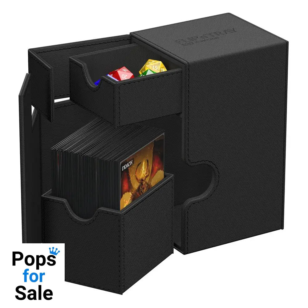 Ultimate Guard Flip’n’Tray 80+ Xenoskin - Black Card Boxes