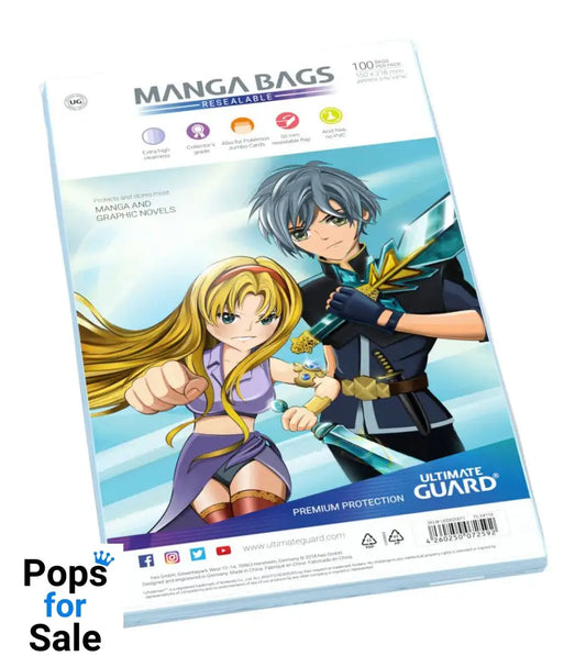 Ultimate Guard Manga Bags Resealable (100)