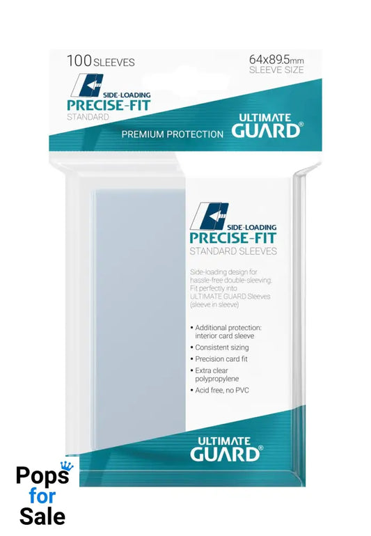 Ultimate Guard Precise-Fit Sleeves Standard Size (100) - Side-Loading