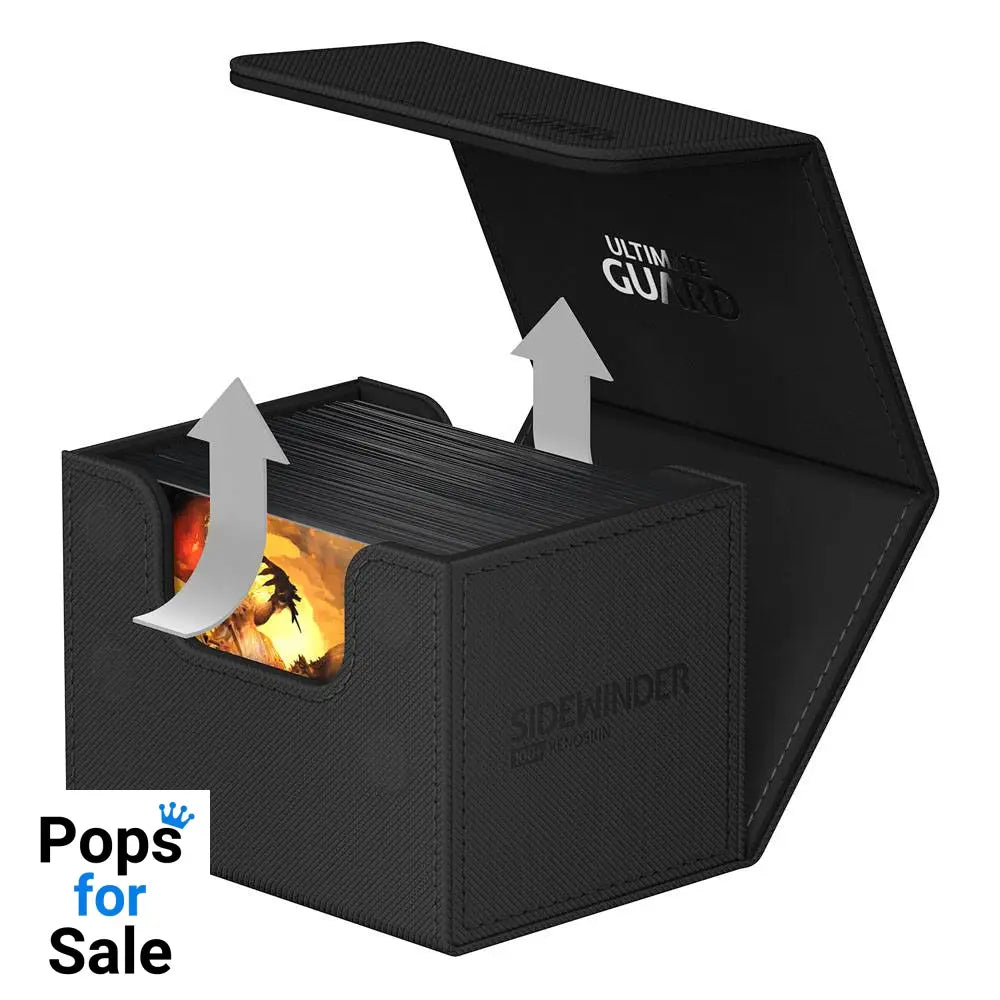 Ultimate Guard Sidewinder 100+ Xenoskin - Black Card Boxes