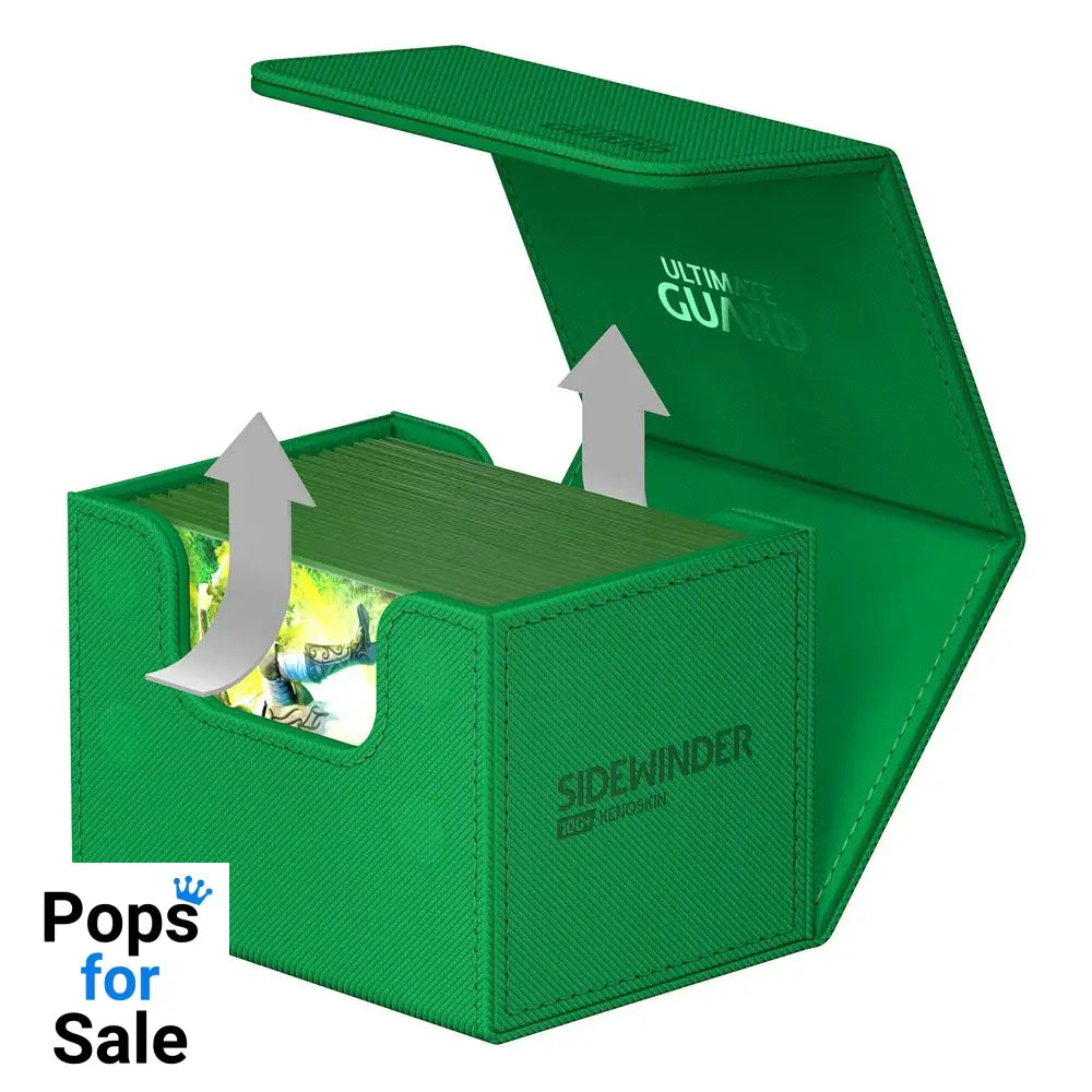 Ultimate Guard Sidewinder 100+ Xenoskin - Green Card Boxes