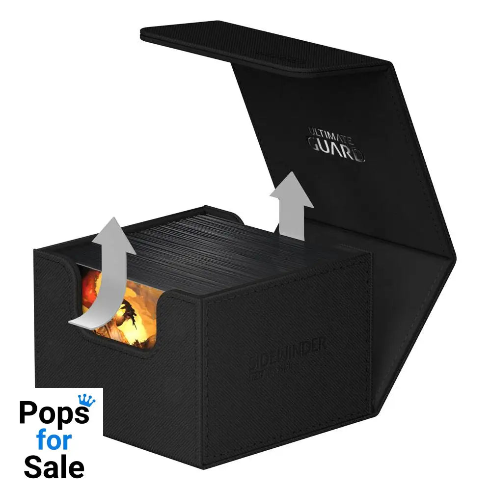 Ultimate Guard Sidewinder 133+ Xenoskin - Black Card Boxes