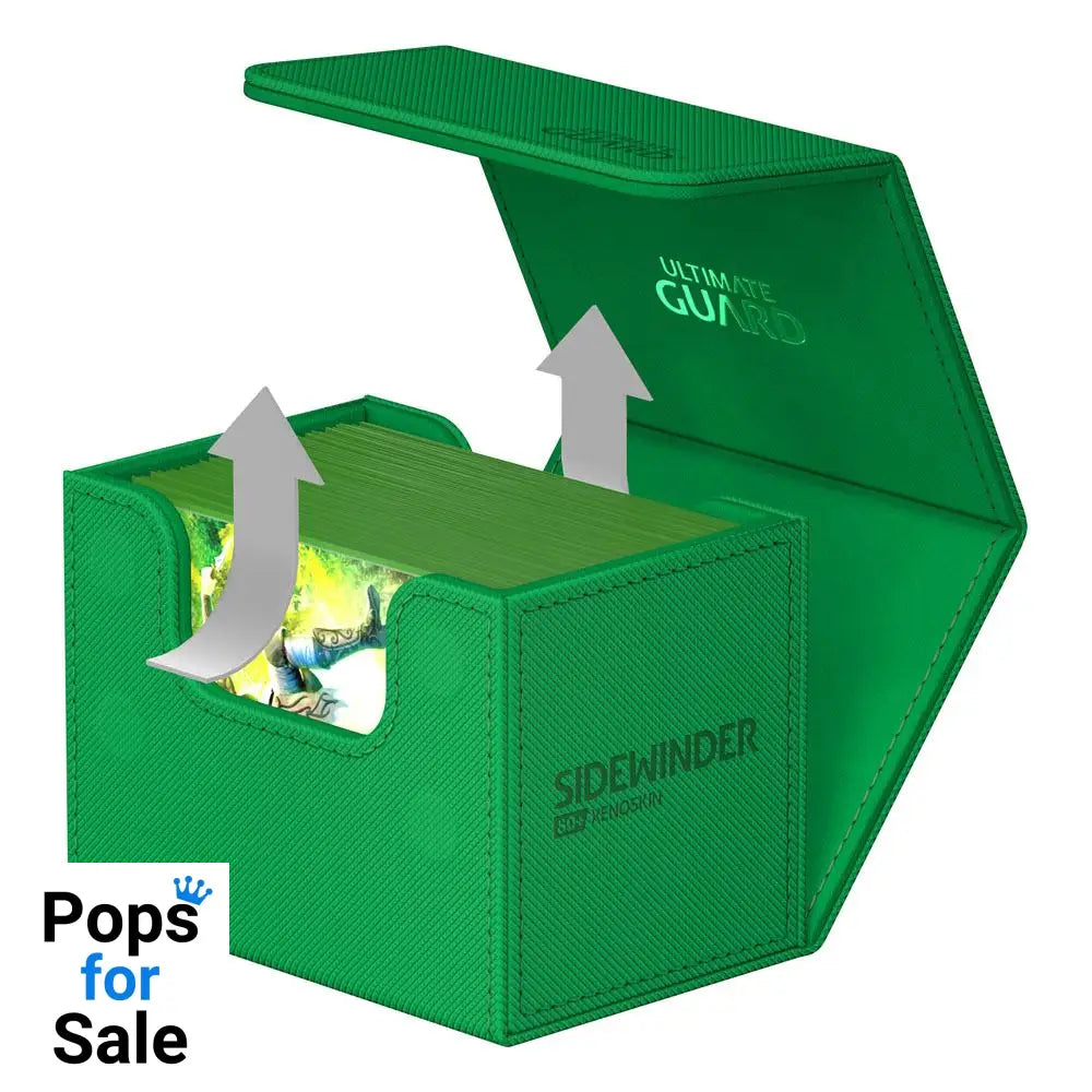 Ultimate Guard Sidewinder 80+ Xenoskin - Green Card Boxes