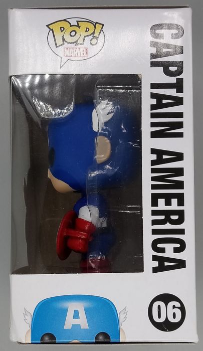 #06 Captain America - Marvel - Box Damaged Funko POP