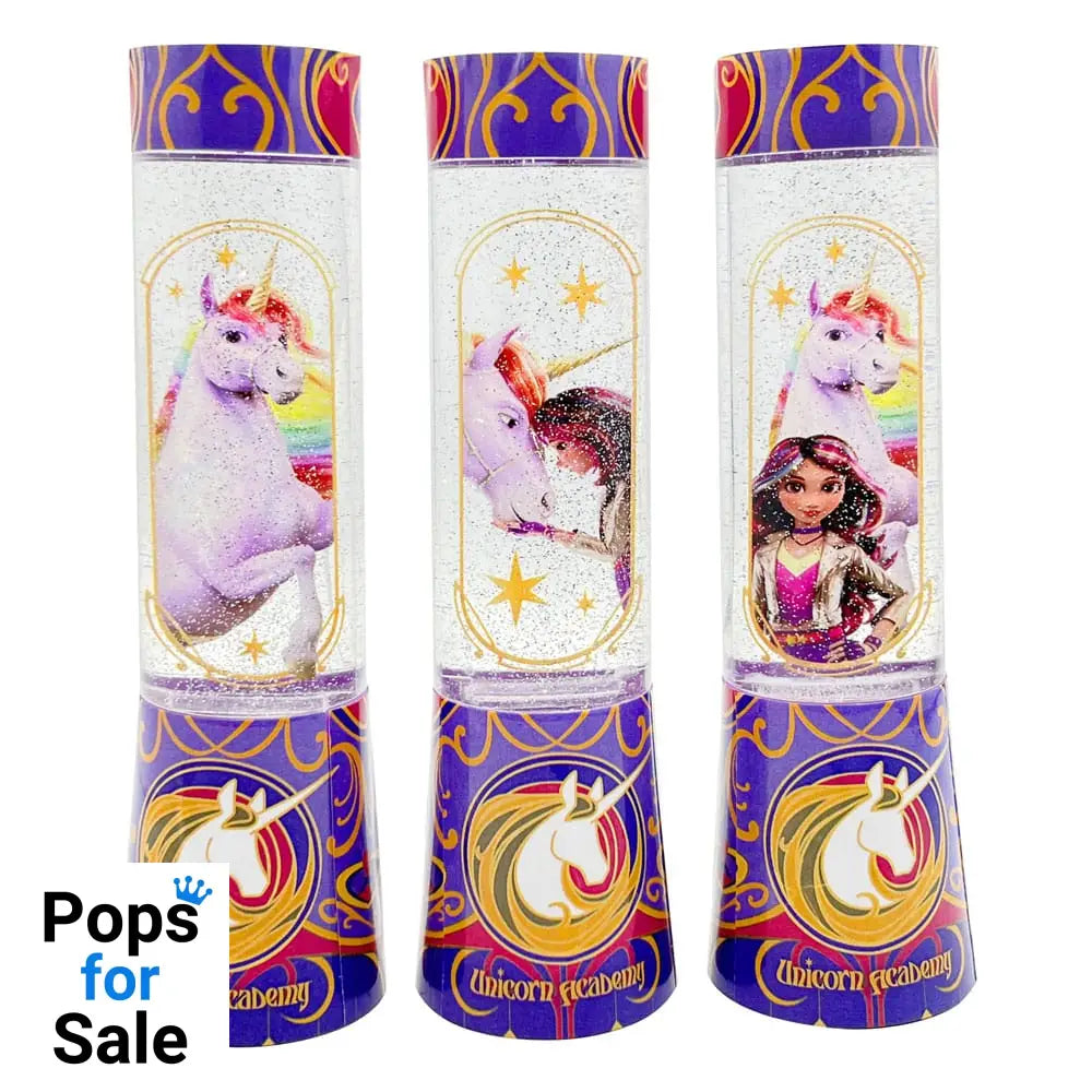 Unicorn Academy LED Glitter Lamps 15 cm Display (12) Decoration