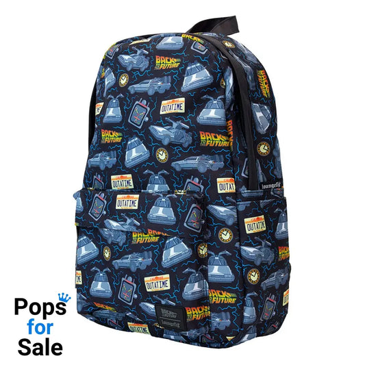 Universal by Loungefly Full-Size Nylon Backpack Back to the Future 40th Anniversary