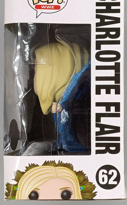 #62 Charlotte Flair (Blue) - WWE - Box Damaged Funko POP