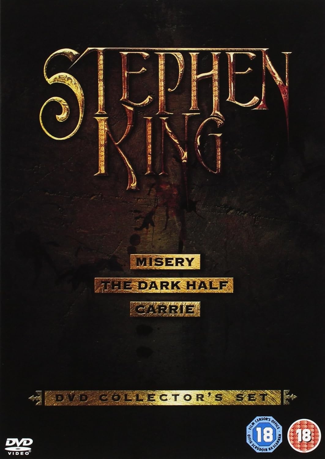 Stephen King Collector's Set (2006) Misery, The Dark Half, Carrie - DVD