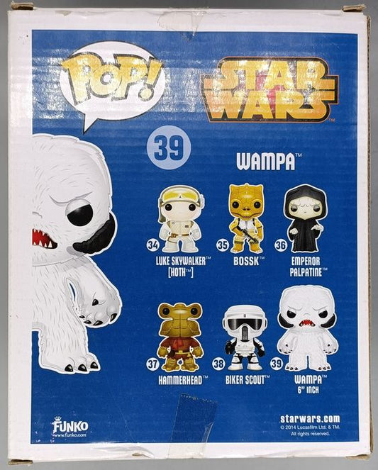#39 Wampa - 6 Inch Flocked - Star Wars - Box Damaged Funko POP