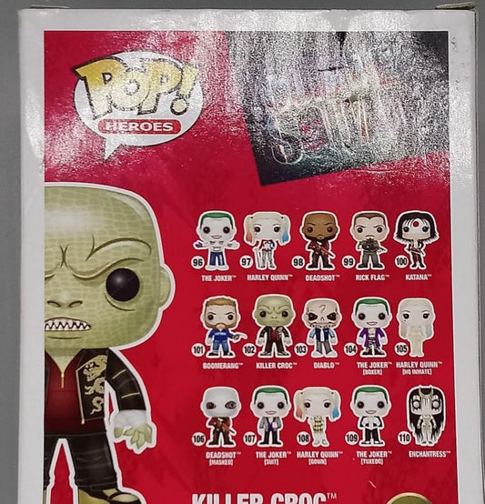#102 Killer Croc - DC Suicide Squad - Box Damaged Funko POP