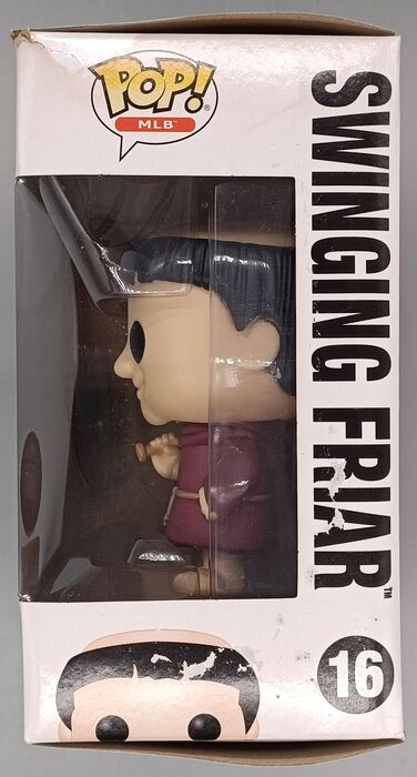 #16 Swinging Friar (Bat on Shoulder) MLB Baseball (Ma Box Damaged Funko POP