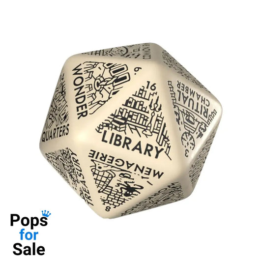 Viridian Jumbo Dice Dungeon Room Generator D20 Beige