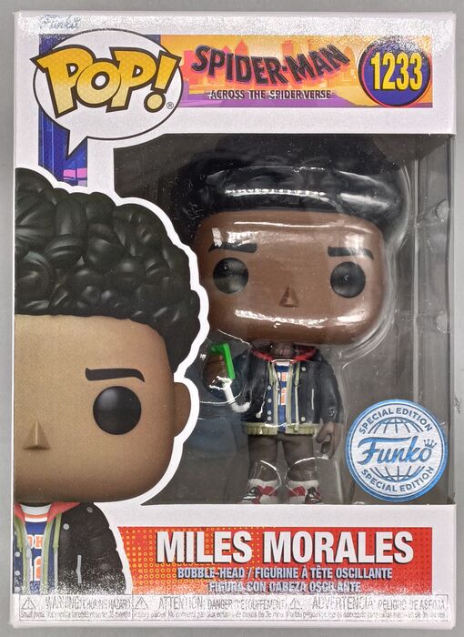 #1233 Miles Morales Marvel Spider-Man Across The Spider-Verse Funko POP