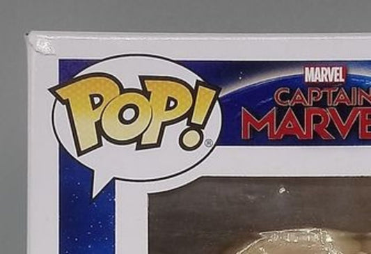 #432 Captain Marvel (Powered Up) Glow Marvel Captain Marvel Box Damaged Funko POP