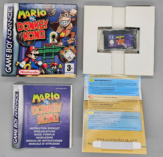 Mario vs. Donkey Kong For Nintendo GameBoy Advance (GBA)
