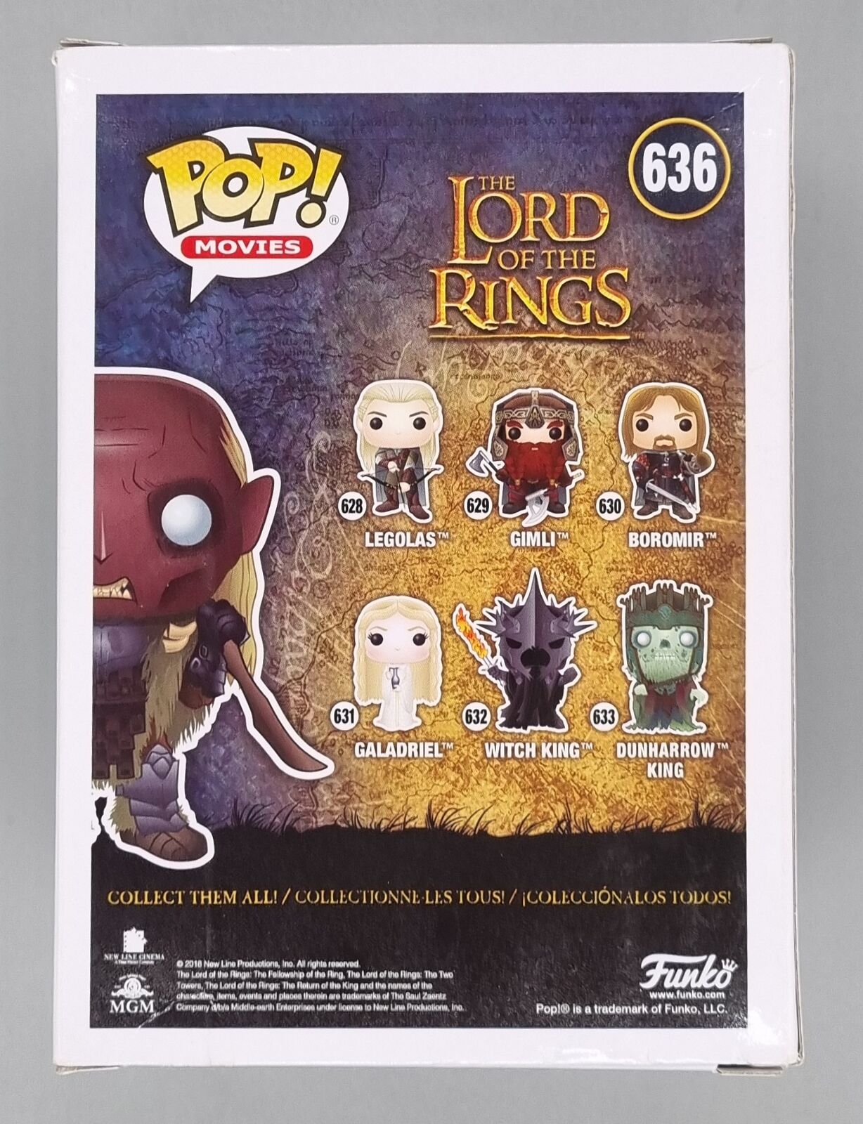 636 Grishnakh - Pop Movies - The Lord of the Rings 2019 Con Funko POP