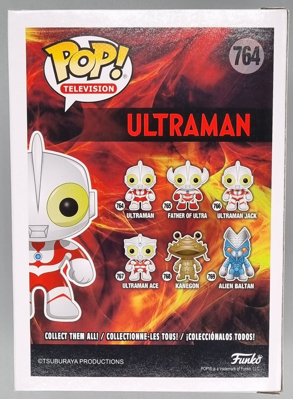 #764 Ultraman - Glow - Pop Television - Ultraman Funko POP