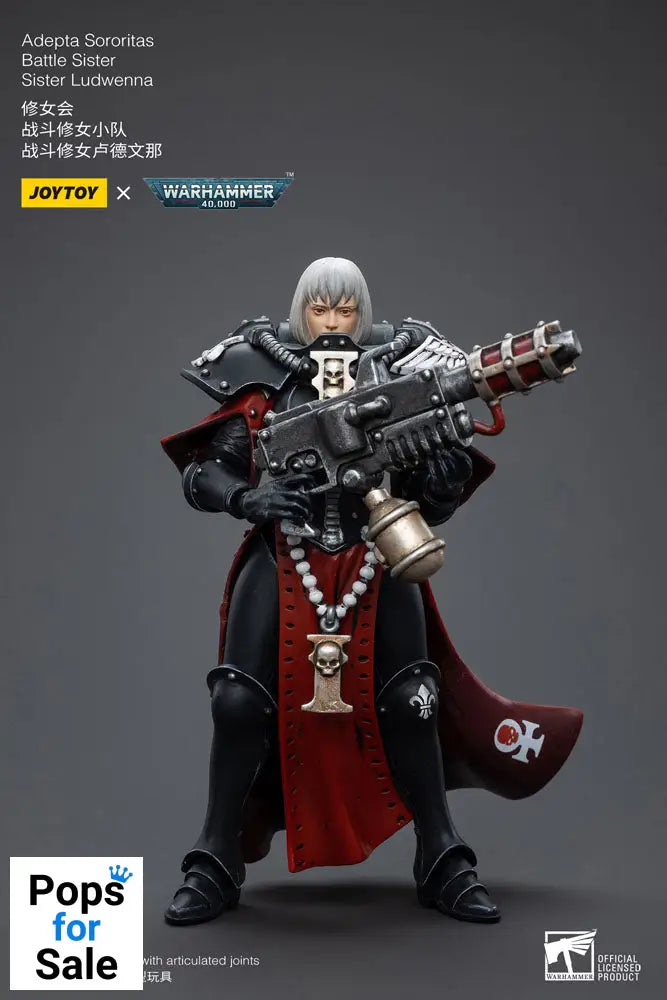 Warhammer 40k Action Figure 1/18 Adepta Sororitas Battle Sister Sister Ludwenna 10 cm Action figures