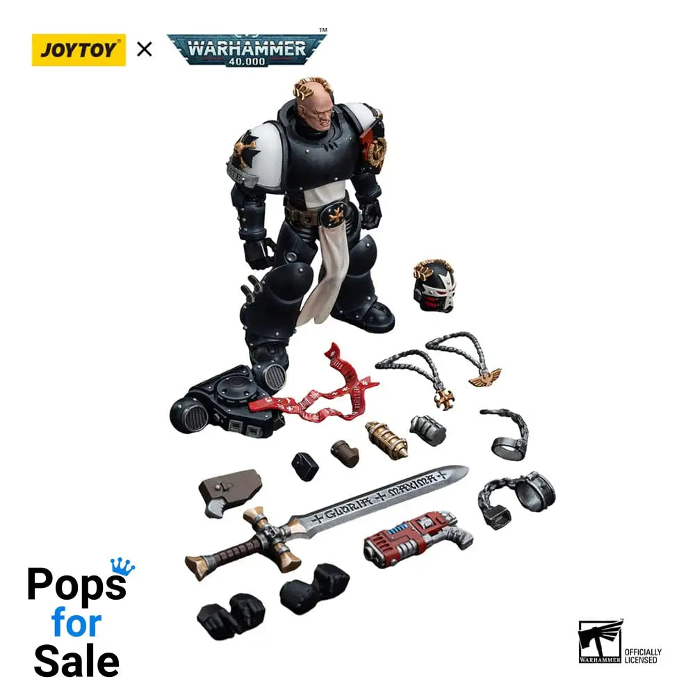 Warhammer 40k Action Figure 1/18 Black Templars Emperor’s Champion Bayard’s Revenge 12 cm Action figures