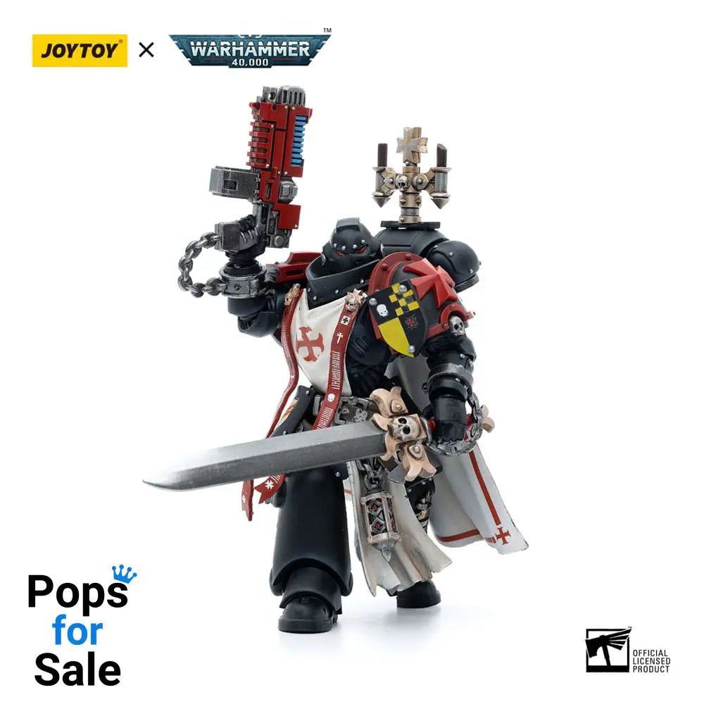 Warhammer 40k Action Figure 1/18 Black Templars Sword Brethren Brother Lombast 12 cm Action figures