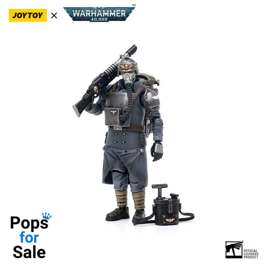 Warhammer 40k Action Figure 1/18 Death Korps of Krieg Veteran Squad Guardsman Demolitions Specialist 10 cm