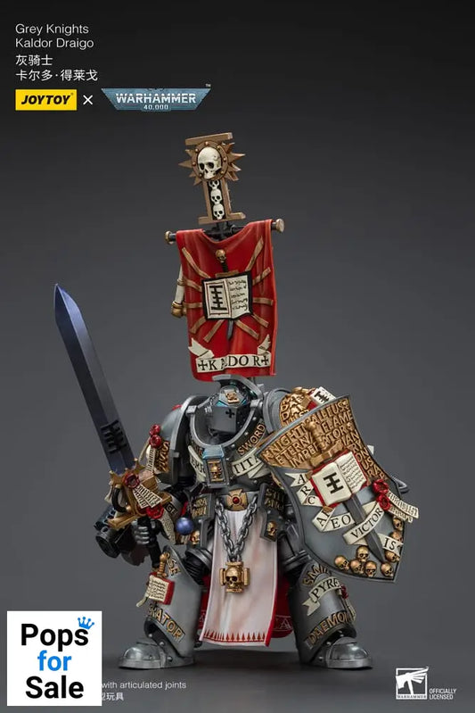 Warhammer 40k Action Figure 1/18 Grey Knights Kaldor Draigo 14 cm