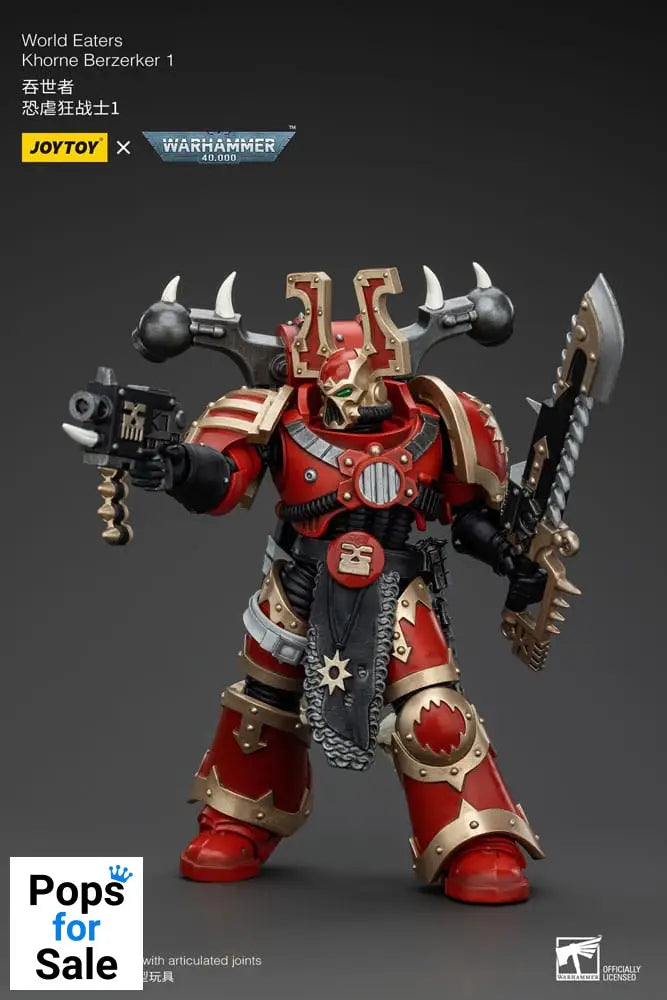 Warhammer 40k Action Figure 1/18 World Eaters Khorne Berzerker 1 13 cm Action figures