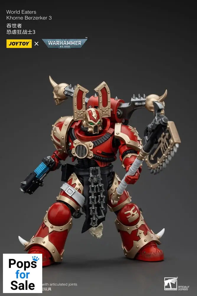 Warhammer 40k Action Figure 1/18 World Eaters Khorne Berzerker 3 13 cm Action figures