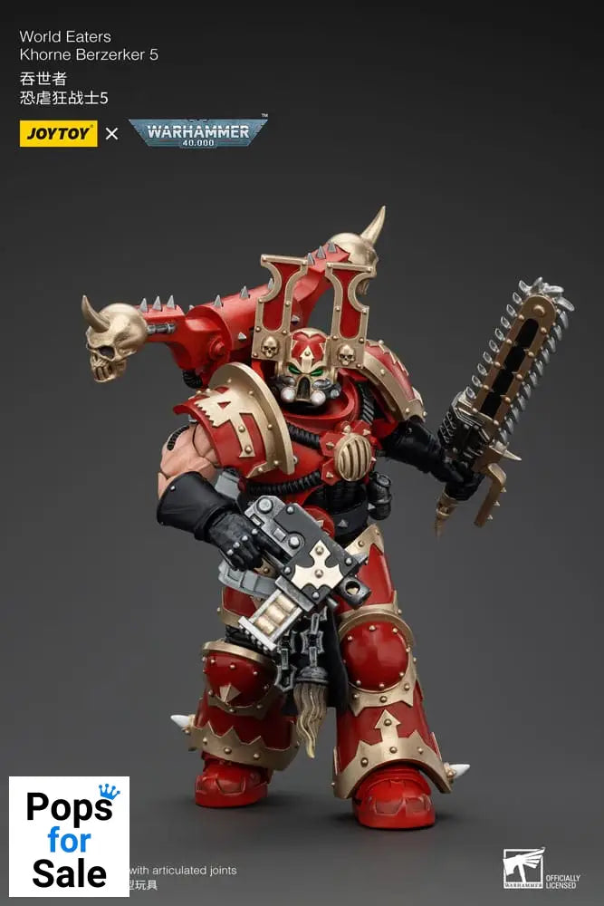 Warhammer 40k Action Figure 1/18 World Eaters Khorne Berzerker 5 13 cm Action figures