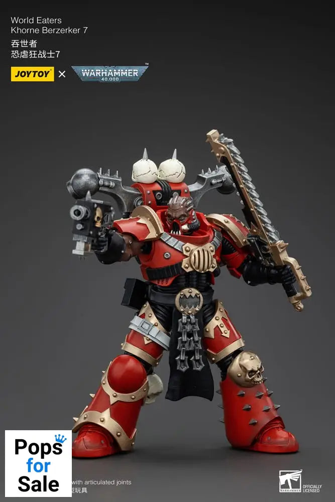 Warhammer 40k Action Figure 1/18 World Eaters Khorne Berzerker 7 13 cm Action figures