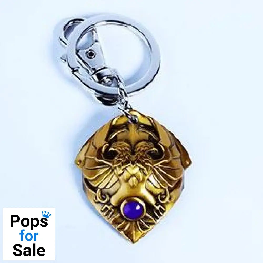 Warhammer 40K Metal Keychain Custodian Shoulder Plate Keyrings