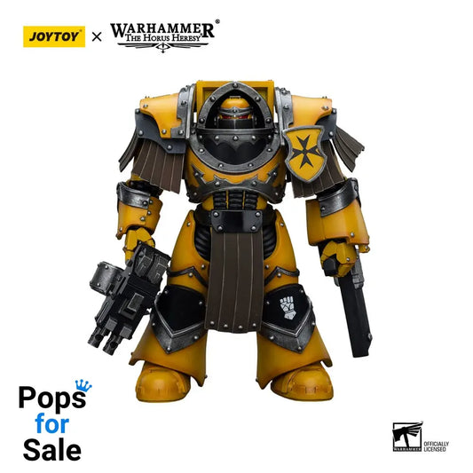 Warhammer The Horus Heresy Action Figure 1/18 Imperial Fists Legion Cataphractii Terminator Squad Legion Cataphractii with Chainfist 12 cm
