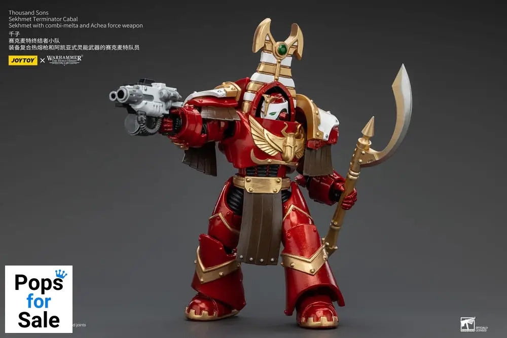 Warhammer The Horus Heresy Action Figure 1/18 Thousand Sons Sekhmet Terminator Cabal Sekhmet with Combi-Melta and Achea