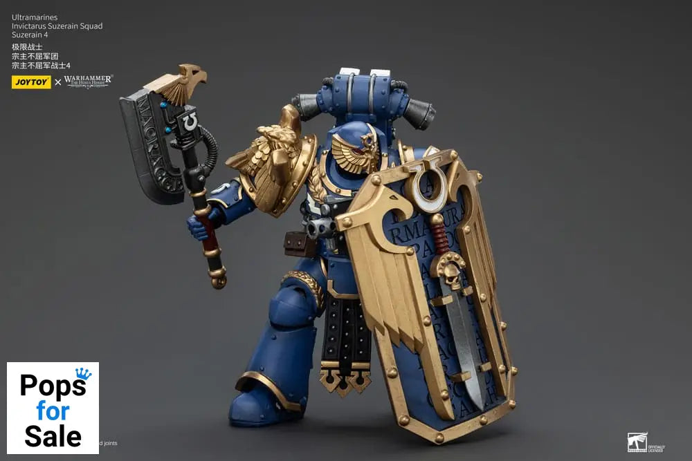 Warhammer The Horus Heresy Action Figure 1/18 Ultramarines Invictarus Suzerain Squad Suzerain 4 12 cm