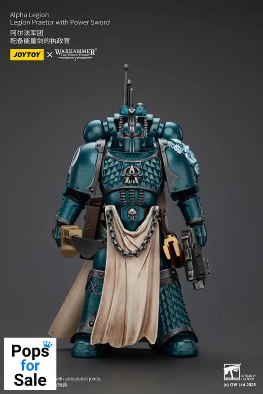 Warhammer The Horus Heresy Action Figure Alpha Legion Praetor with Power Sword 20 cm