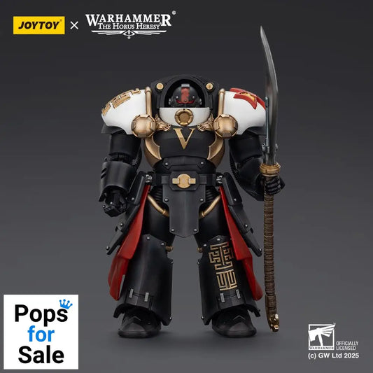 Warhammer The Horus Heresy Action Figure White Scars Ebon Keshig Terminator 1 with Power Glaive 13 cm