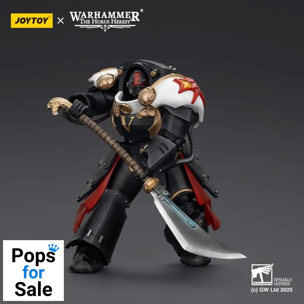 Warhammer The Horus Heresy Action Figure White Scars Ebon Keshig Terminator 1 with Power Glaive 13 cm